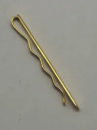 Slipsenål i 8 Karat Guld - Klemme Er Som Vanligt Af Metal