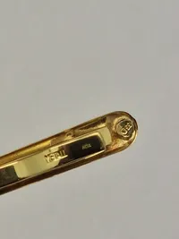 Slipsenål i 8 Karat Guld - Klemme Er Som Vanligt Af Metal