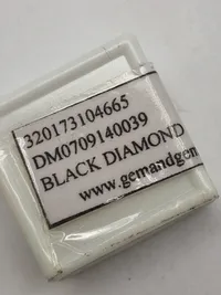 2 Stk. Ægte Sorte Diamanter - Tilsammen 0.59 Carat