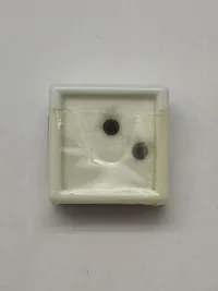 2 Stk. Ægte Sorte Diamanter - Tilsammen 0.59 Carat
