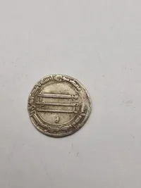 Vikinge Mønt - Arabisk Abbasid Dirhem i Sølv