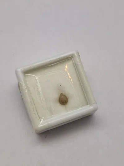 1 Stk. Ægte Gul Diamant På 0.46 Carat - Pear Cut