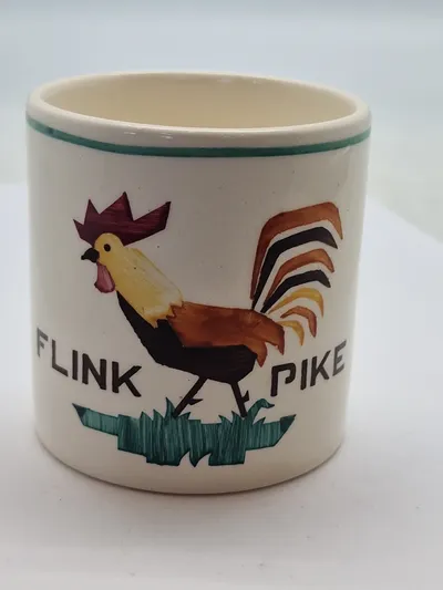 Porselænskrus - Norsk Fajance - Flink Pike