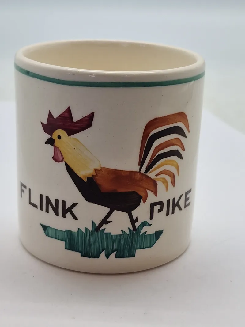 Porselænskrus - Norsk Fajance - Flink Pike