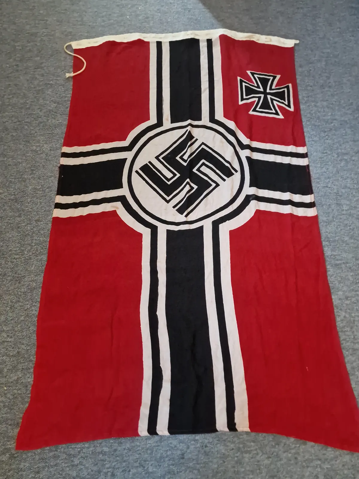 Kriegsmarine flag - efterkrigs - 150 x 86 cm - Bomuld