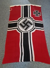 Kriegsmarine flag - efterkrigs - 150 x 86 cm - Bomuld