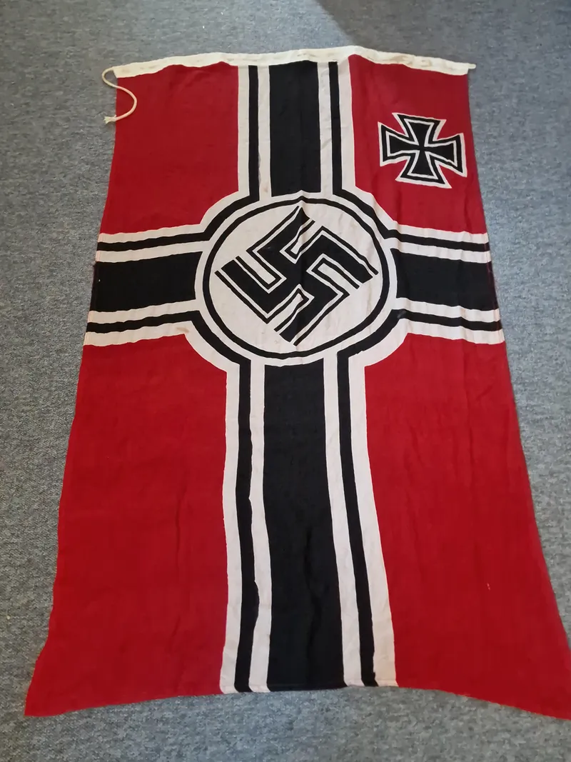 Kriegsmarine flag - efterkrigs - 150 x 86 cm - Bomuld