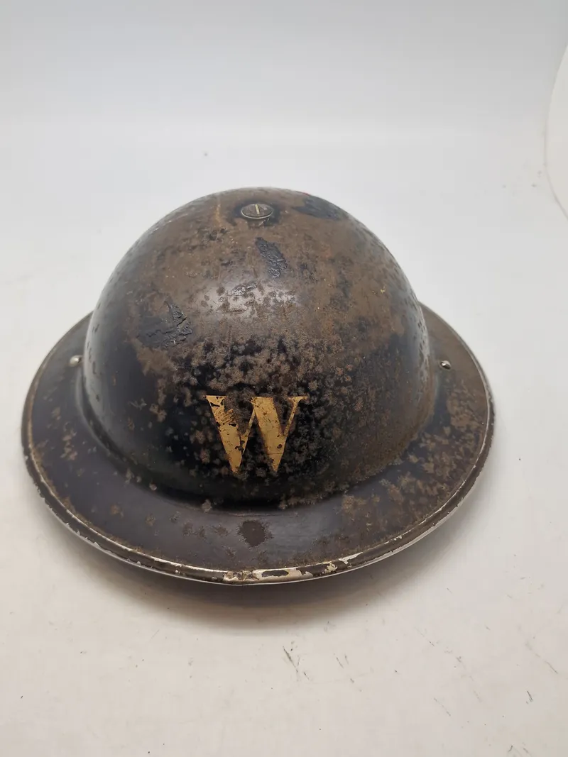 Original  Home Front Wardens Steel Helmet - ww2