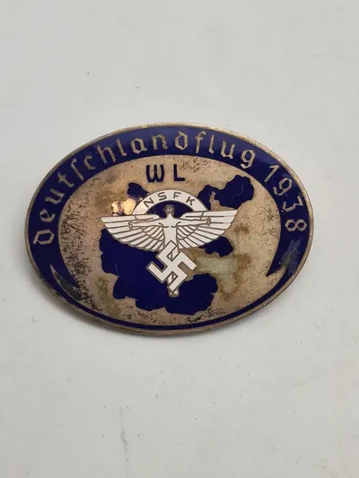 Original NSFK Deutschlandflug 1938 Badge