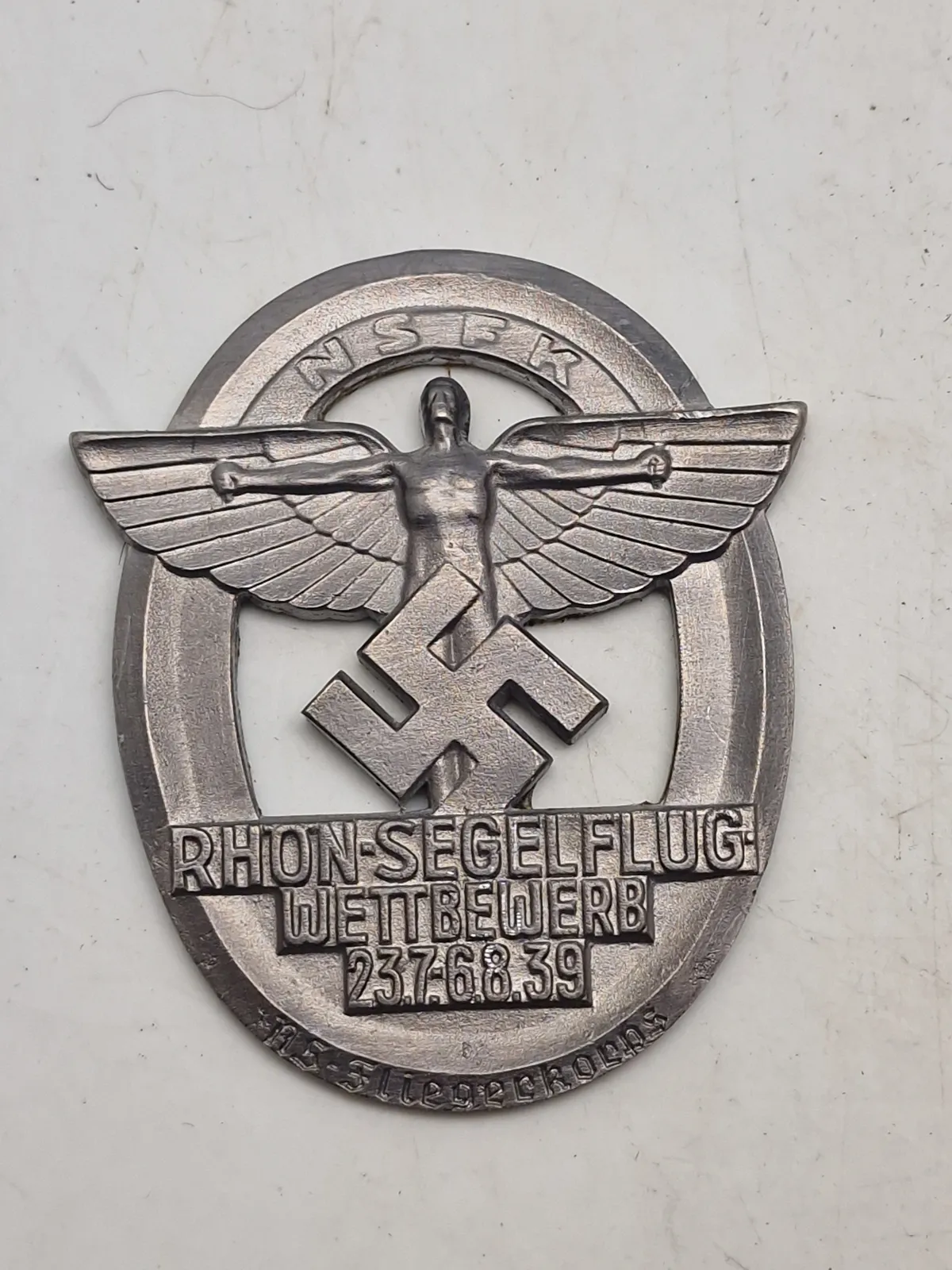 Originalt 1939 NSFK (Nationalsozialistisches Fliegerkorps) West-Deutscher Rundflug badge