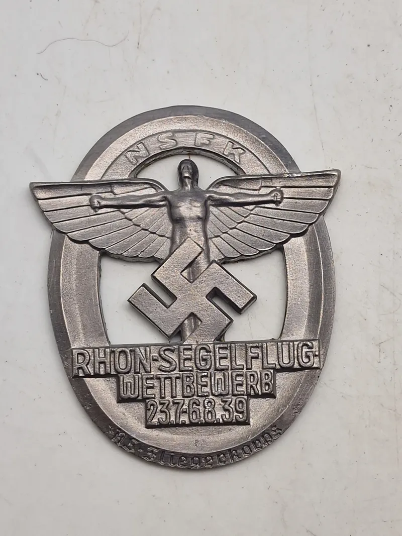 Originalt 1939 NSFK (Nationalsozialistisches Fliegerkorps) West-Deutscher Rundflug badge