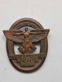 Originalt West Deutcher Rundflugtag badge (NSKK)