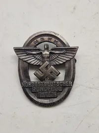 Originalt 1939 NSFK (Nationalsozialistisches Fliegerkorps) West-Deutscher Rundflug badge