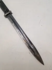 Original K98 bajonet, ww2 med lavt nummer