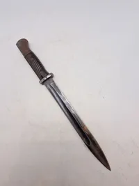 Original K98 bajonet, ww2 med lavt nummer