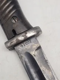 Original K98 bajonet, ww2 med lavt nummer