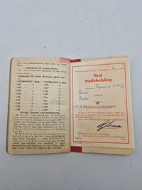 Stor samling originale billeder, soldaterbog mm fra 45-46