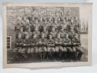 Stor samling originale billeder, soldaterbog mm fra 45-46