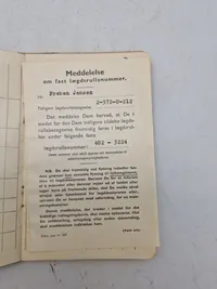 Stor samling originale billeder, soldaterbog mm fra 45-46