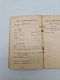 Stor samling originale billeder, soldaterbog mm fra 45-46