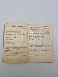 Stor samling originale billeder, soldaterbog mm fra 45-46