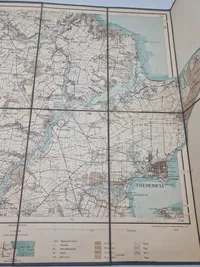 Originalt M/23 kort over Fredericia