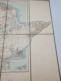 Originalt M/23 kort over Fredericia