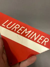 Originalt metal skilt LUREMINER