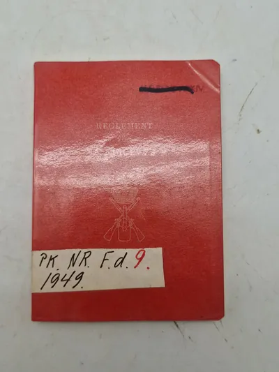 REGLEMENT FOR 8 mm MASKINGEVÆR M. 36 S