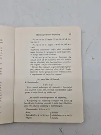 REGLEMENT FOR 8 mm MASKINGEVÆR M. 36 S