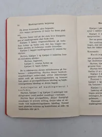 REGLEMENT FOR 8 mm MASKINGEVÆR M. 36 S