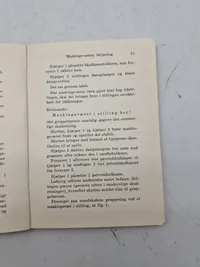 REGLEMENT FOR 8 mm MASKINGEVÆR M. 36 S