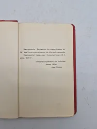 Reglement for afstandsmåler M/54