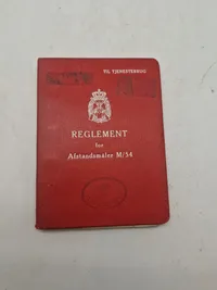 Reglement for afstandsmåler M/54