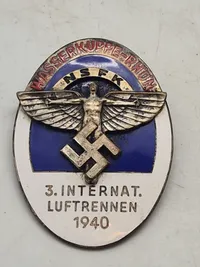 Originalt NSKK Abzeichen - Luftrennen 1940