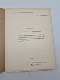 Bestemmelser fra forsvarets krigsmateriel forvaltning