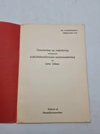 Fodfolks bataljonens sammensætning og lette våben