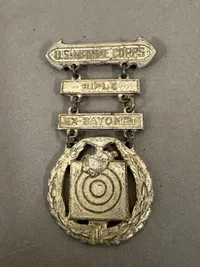 Originalt USMC Sterling sølv skydemærke