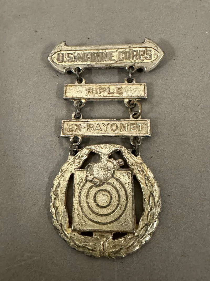 Originalt USMC Sterling sølv skydemærke
