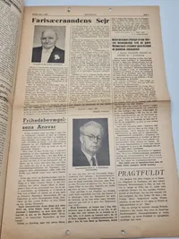 To stk originale eks af bladet “Revision” som var kendt for at støtte og hjælpe danske nazister