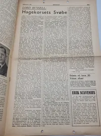 To stk originale eks af bladet “Revision” som var kendt for at støtte og hjælpe danske nazister
