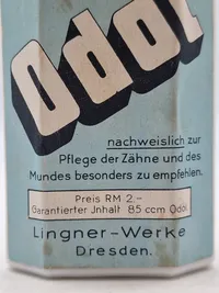 Original tysk Odol flaske fra ww2