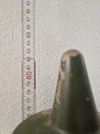 Originalt 105 mm hylster med 62 mm attrap hoved