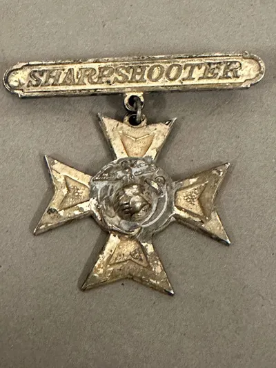 Originalt USMC  skydemærke