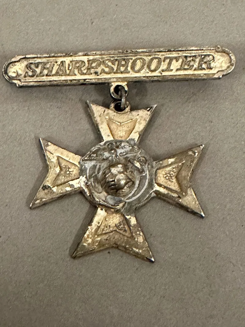 Originalt USMC  skydemærke