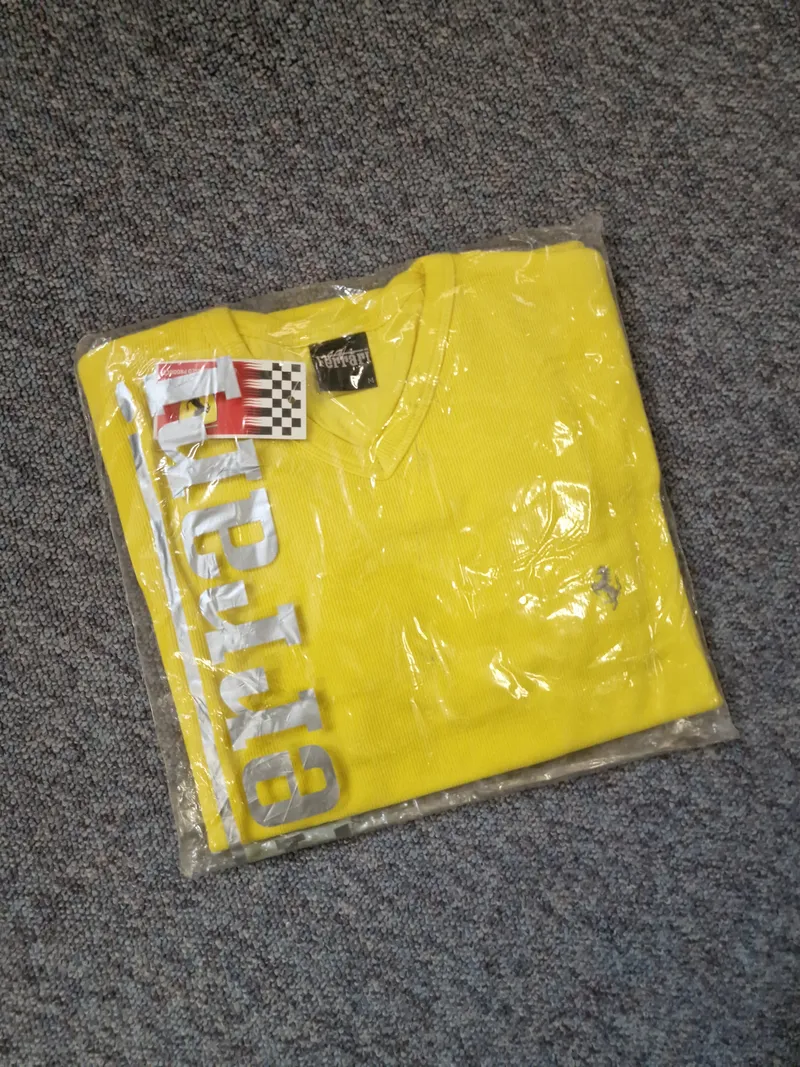 Original Ferrari rib bluse str. M