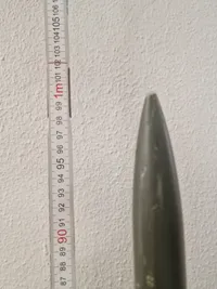 Original 105 mm med attrap hoved (AP)