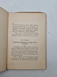 Ceremonielreglement for hæren