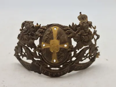 Originalt ww1 emblem for pickelhaube (Bayern) 
Ej komplet
