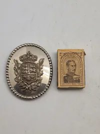 Originalt bandoler skjold fra Livgarden